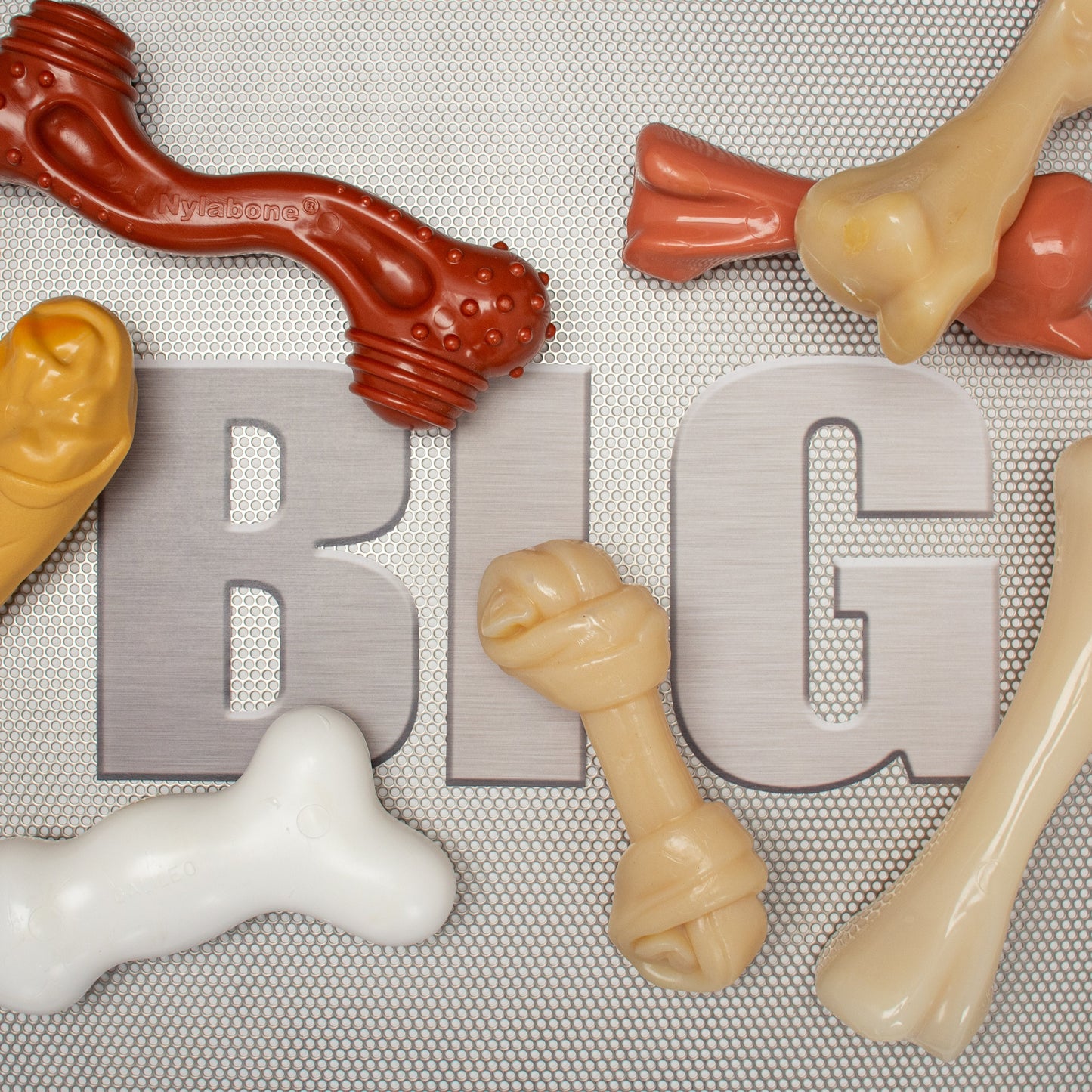 Nylabone Power Chew Knot Bone BIG Dog Chew Toy Chicken, 1ea/XXL/Monster  50 Lbs. 1 ct