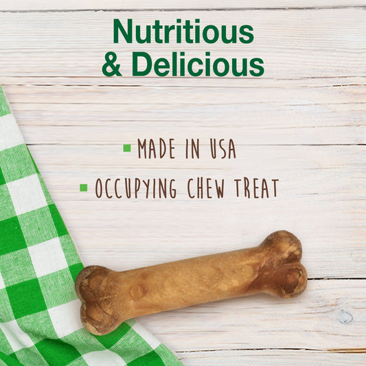 Nylabone Healthy Edibles AllNatural Long Lasting Chew Treats Chicken, 1ea/Medium/Wolf  Up To 35 Lbs. 2 ct