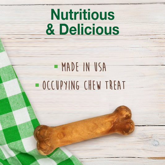 Nylabone Healthy Edibles AllNatural Long Lasting Puppy Chew Treats Turkey  Sweet Potato, 1ea/SMall/Regular  Up To 25 Ibs. 3 ct