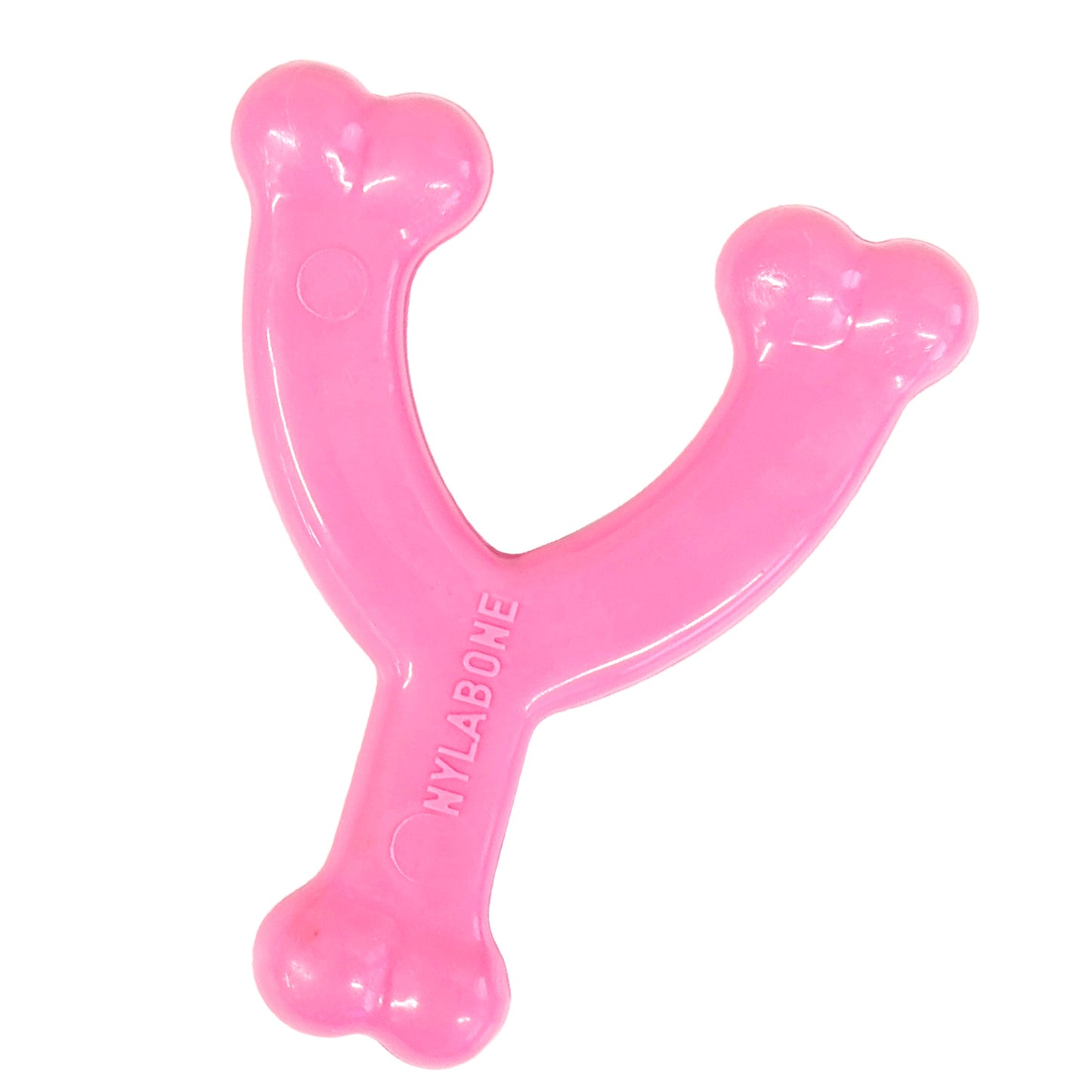 Nylabone Puppy Chew Toy Wishbone Chicken, Pink, 1ea/XS/Petite  Up To 15 Lbs. 1 ct