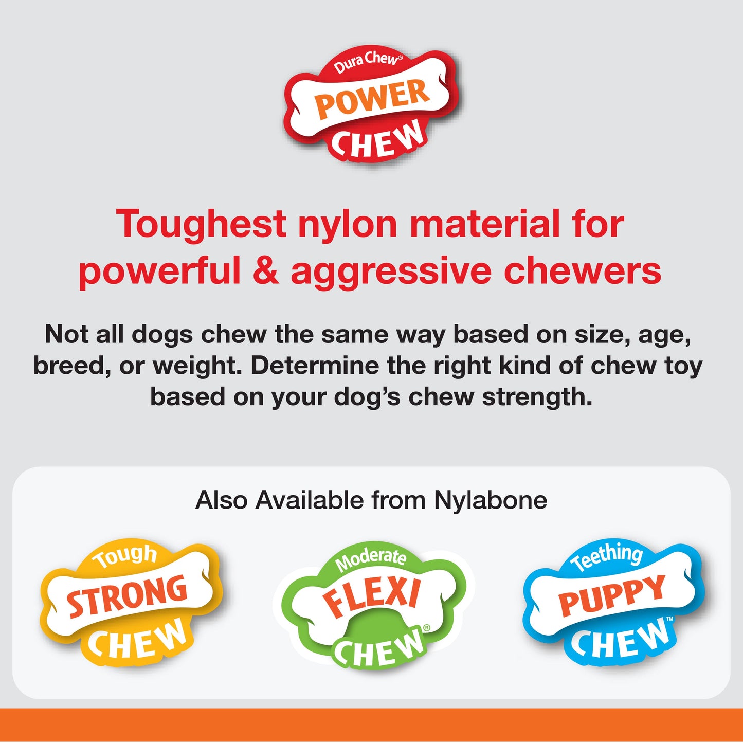 Nylabone Power Chew Marrow Bone Alternative Dog Chew Toy Beef, 1ea/Large/Giant  Up To 50 Lbs. 1 ct