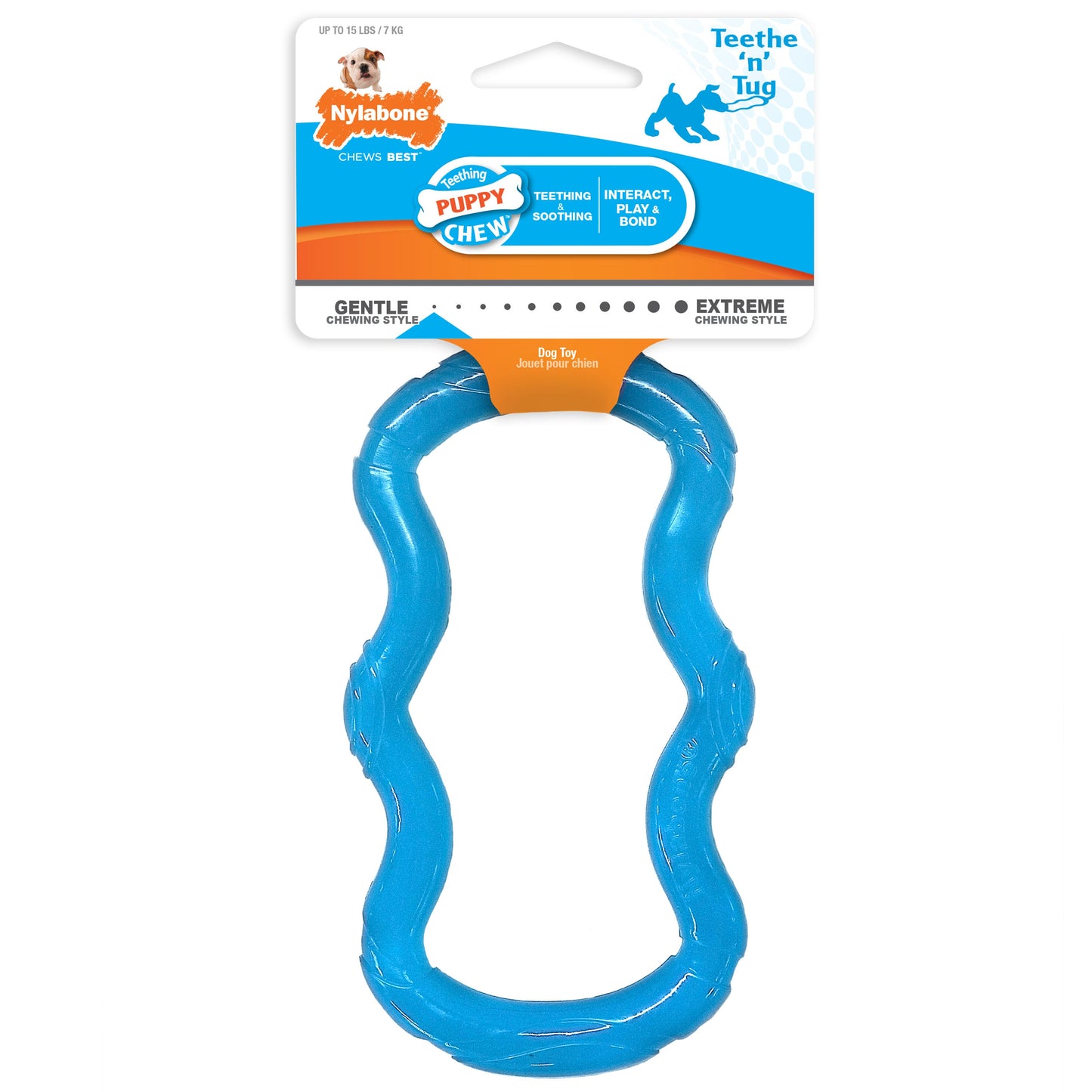 Nylabone Puppy Chew Toy Teething Toy for Puppies 1ea/XS/Petite  Up To 15 Lbs. 1 ct