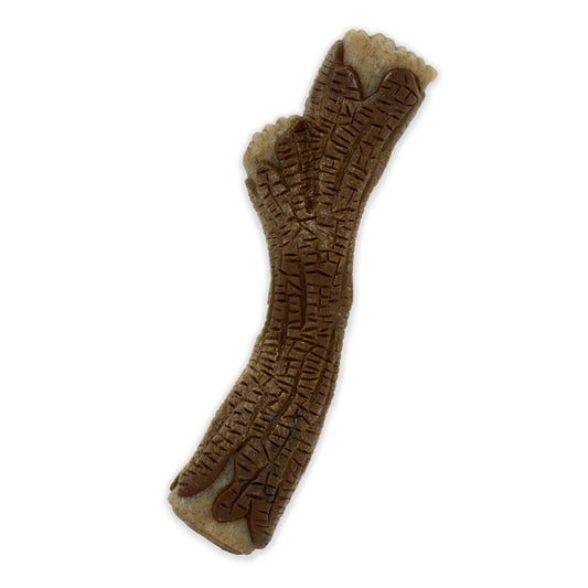 Nylabone Strong Chew Real Wood Dog Stick Toy 1ea/Medium/Wolf  Up To 35 Lbs. 1 ct