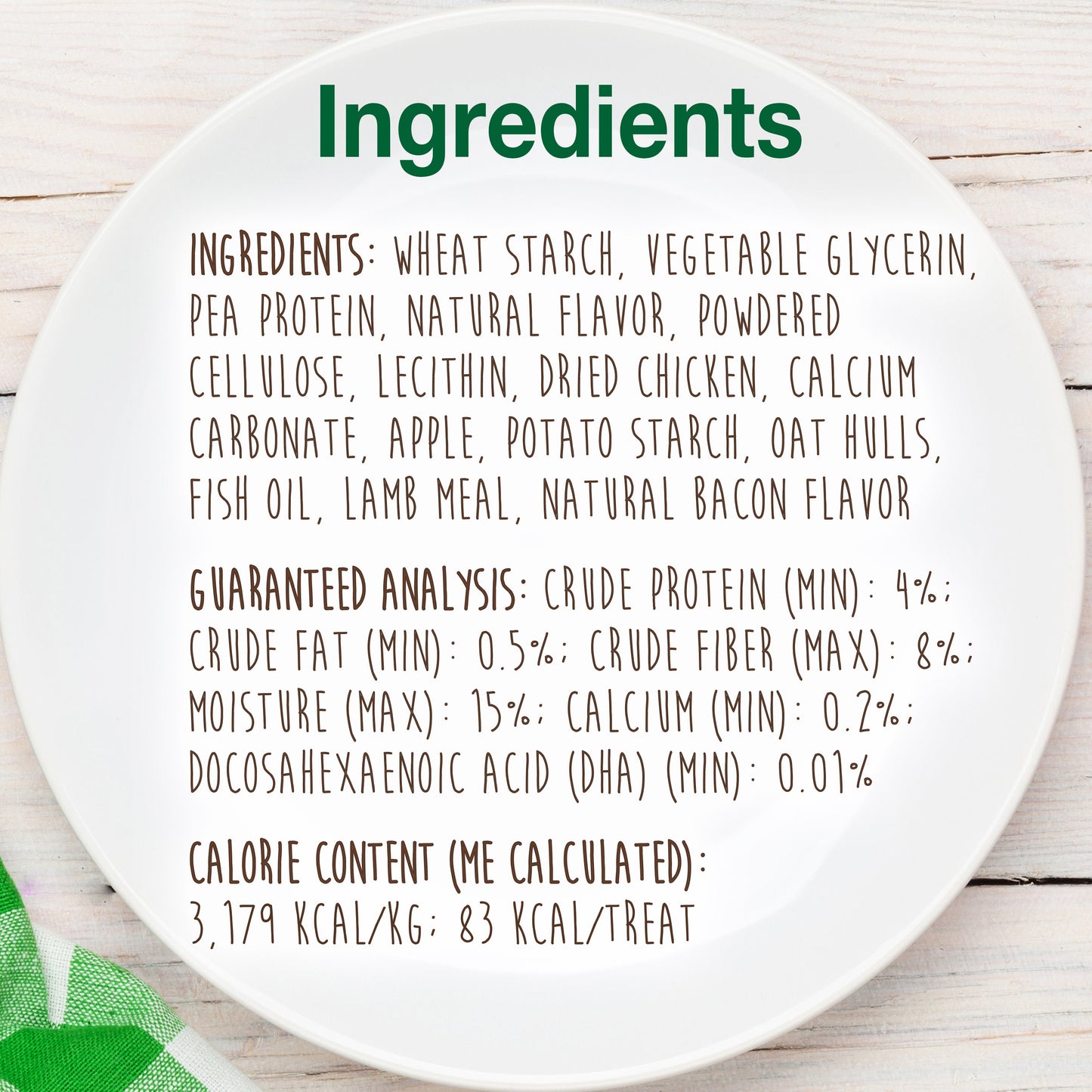 Nylabone Healthy Edibles AllNatural Long Lasting Puppy Chew Treats Lamb  Apple, 1ea/SMall/Regular  Up To 25 Ibs. 4 ct