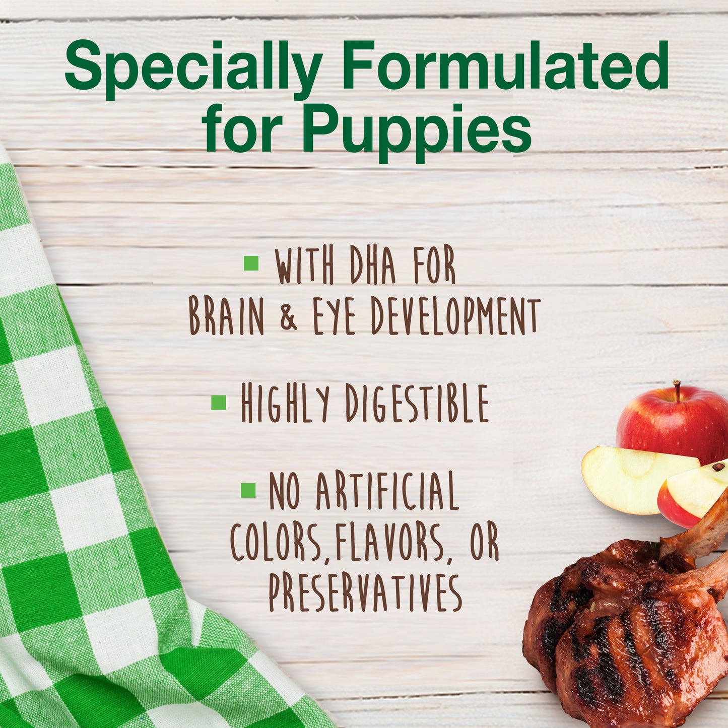 Nylabone Healthy Edibles AllNatural Long Lasting Puppy Chew Treats Lamb  Apple, 1ea/XL/Souper  50 Lbs. 1 ct