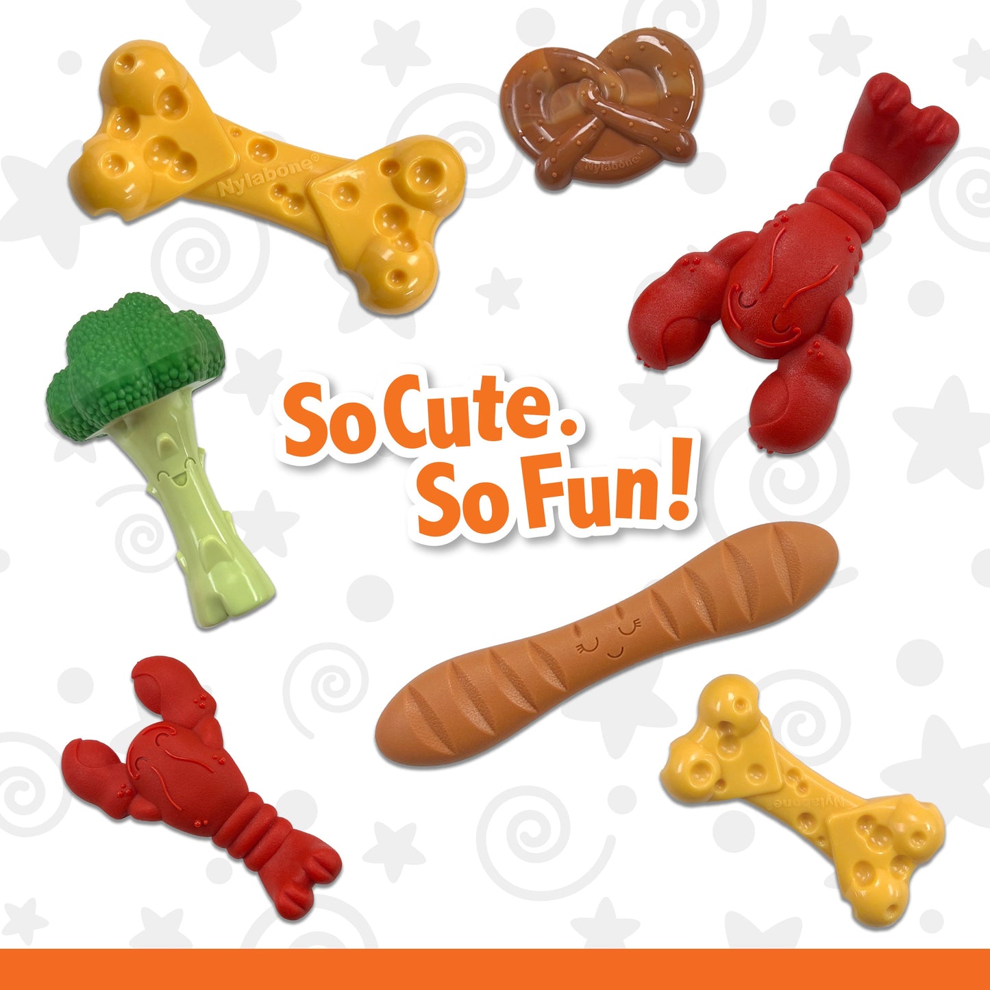 Nylabone Power Chew Pretzel Dog Toy Bacon  Peanut Butter, 1ea/SMall/Regular  Up To 25 Ibs. 1 ct
