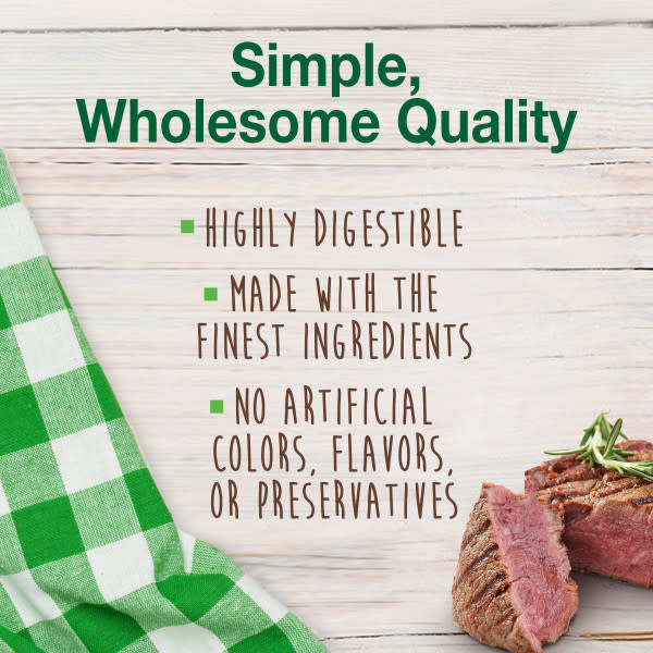 Nylabone Healthy Edibles Meaty Center AllNatural Long Lasting Chew Treats Beef, 1ea/SMall  Up To 30 Lbs. 12 ct