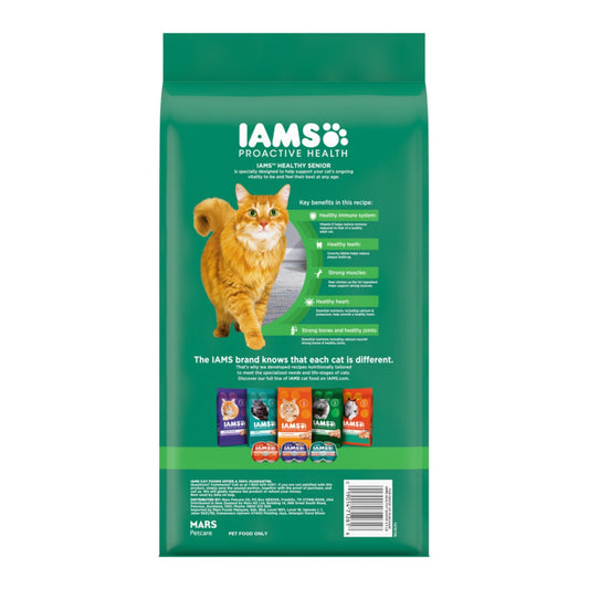 IAMS Proactive Health Senior Dry Cat Food Chicken 3.5lb