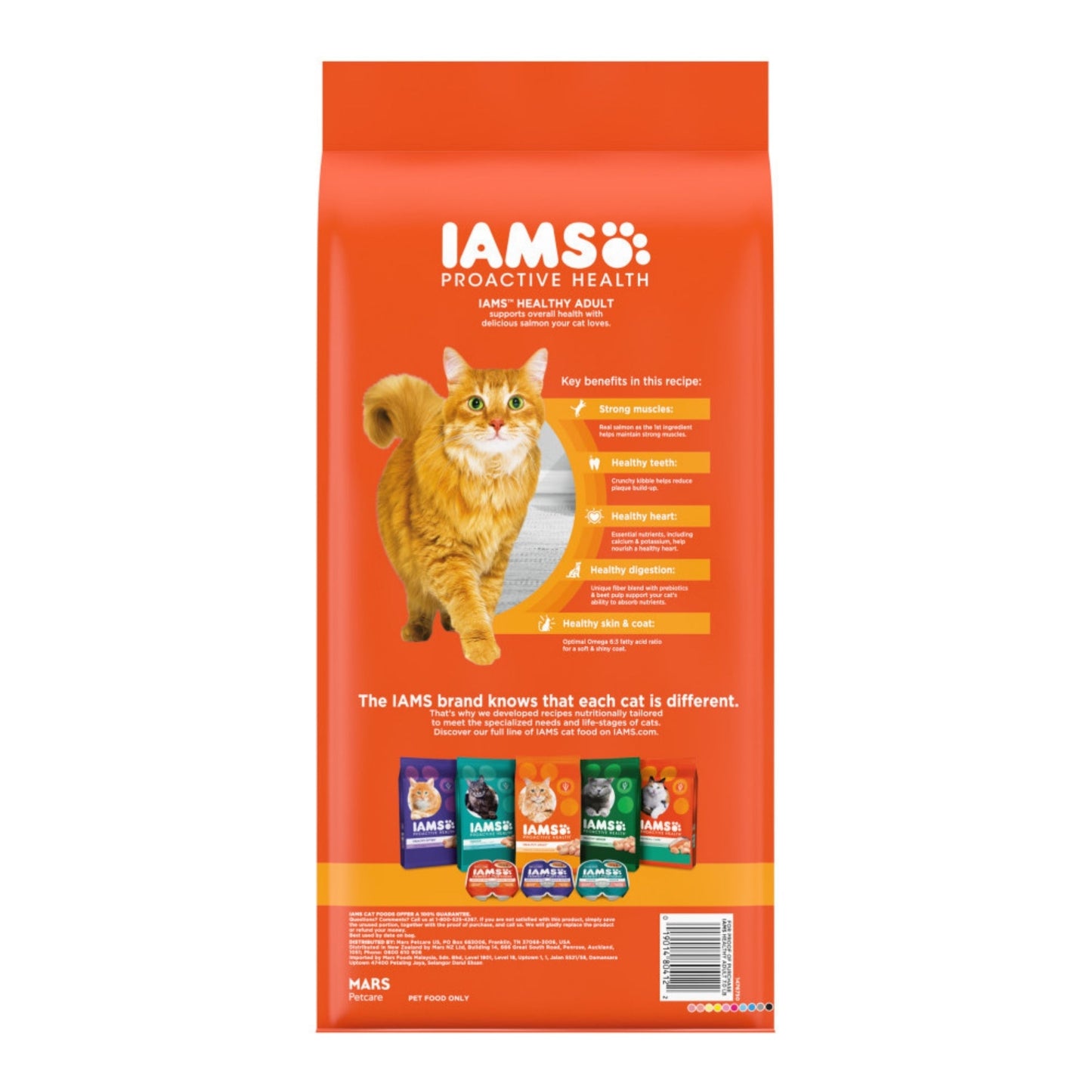 IAMS Proactive Health Adult Dry Cat Food Salmon 7lb