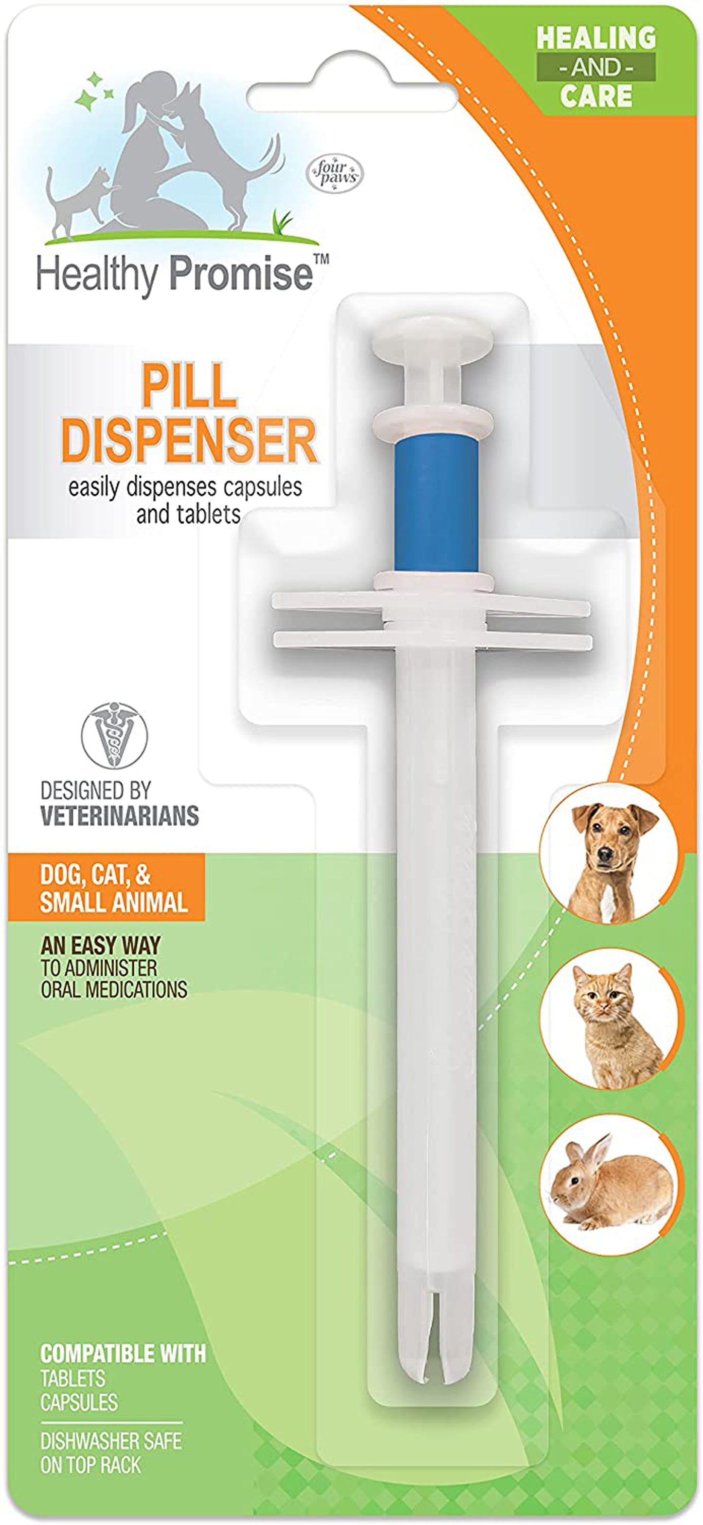 Four Paws Healthy Promise Pet Pill Dispenser 1ea/1 ct