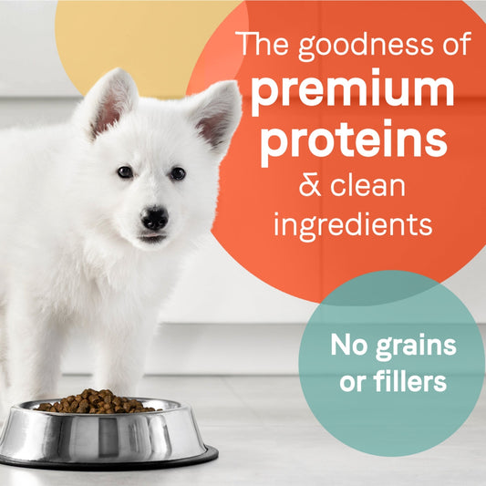 CANIDAE PURE Goodness Grain-Free LID Dry Puppy Food Real Salmon & Sweet Potato 22lb