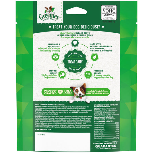 Greenies Dog Dental Treats Regular, Original, 1ea/6 oz, 6 ct