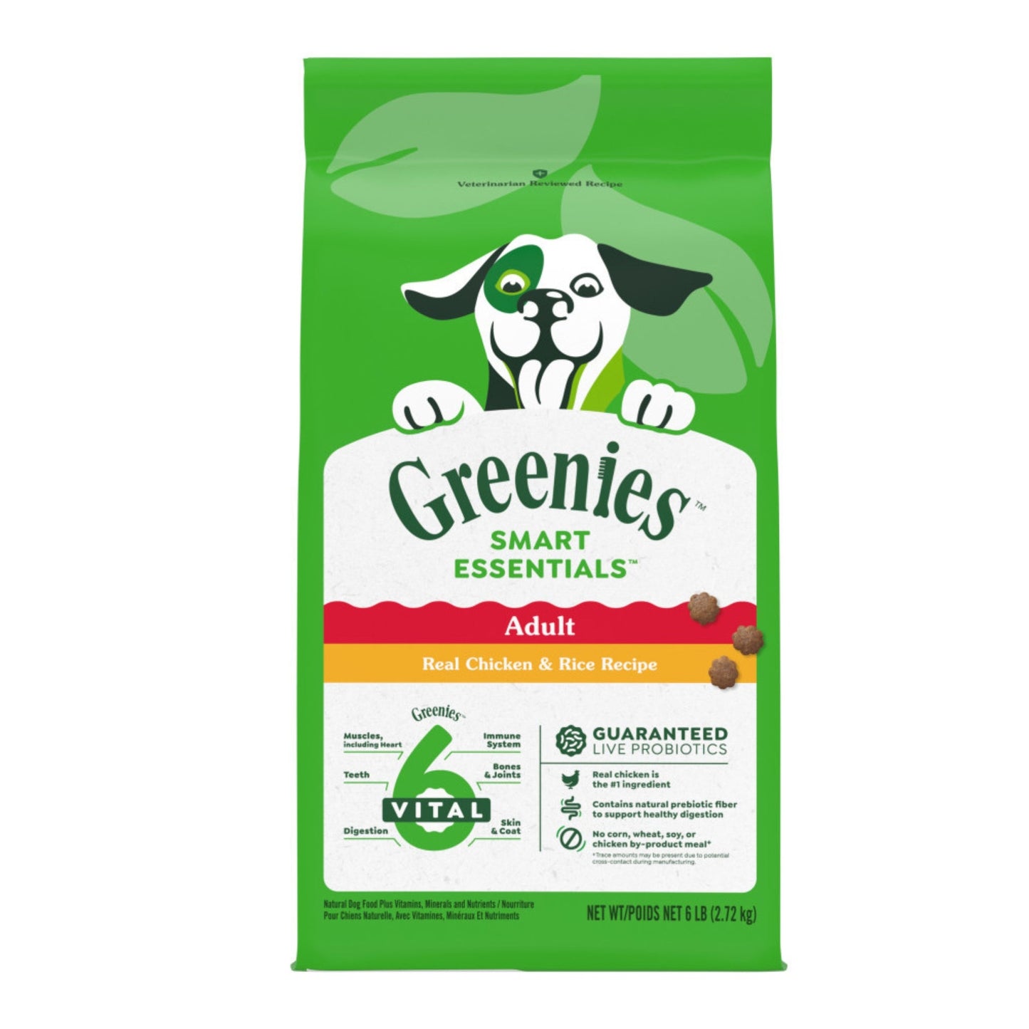 Greenies Smart Essentials Adult Dry Dog Food Chicken  Rice, 1ea/6 lb