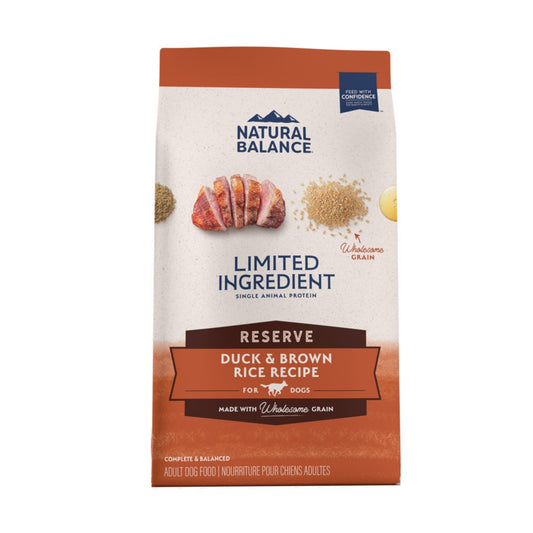 Natural Balance Pet Foods Limited Ingredient Reserve Dry Dog Food Duck & Brown Rice 22lb