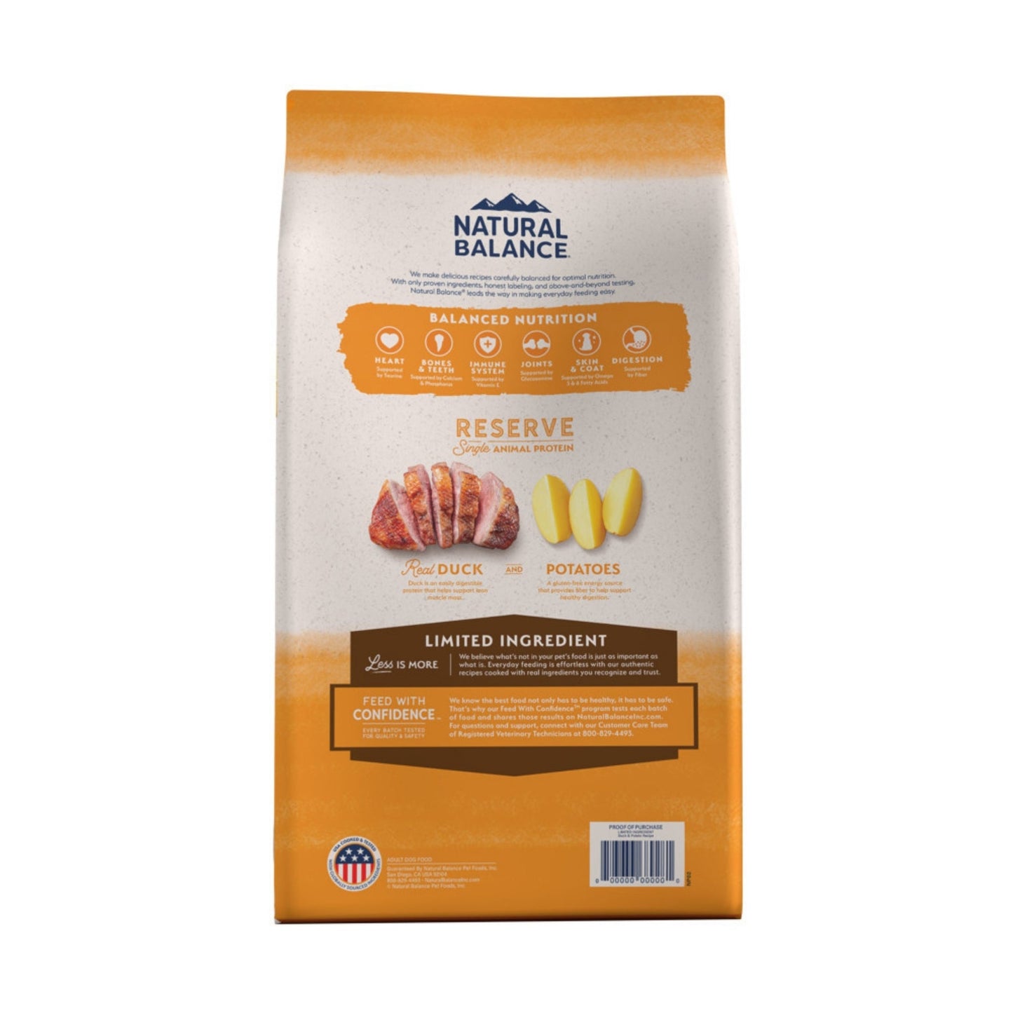 Natural Balance Pet Foods Limited Ingredient Reserve Grain Free Duck & Potato 22lb