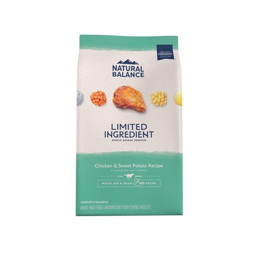 Natural Balance Pet Foods Limited Ingredient Grain Free Dry Dog Food Chicken & Sweet Potato 24lb