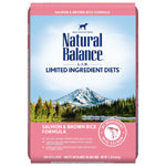 Natural Balance Pet Foods Limited Ingredient Dry Dog Food Salmon & Brown Rice 12lb