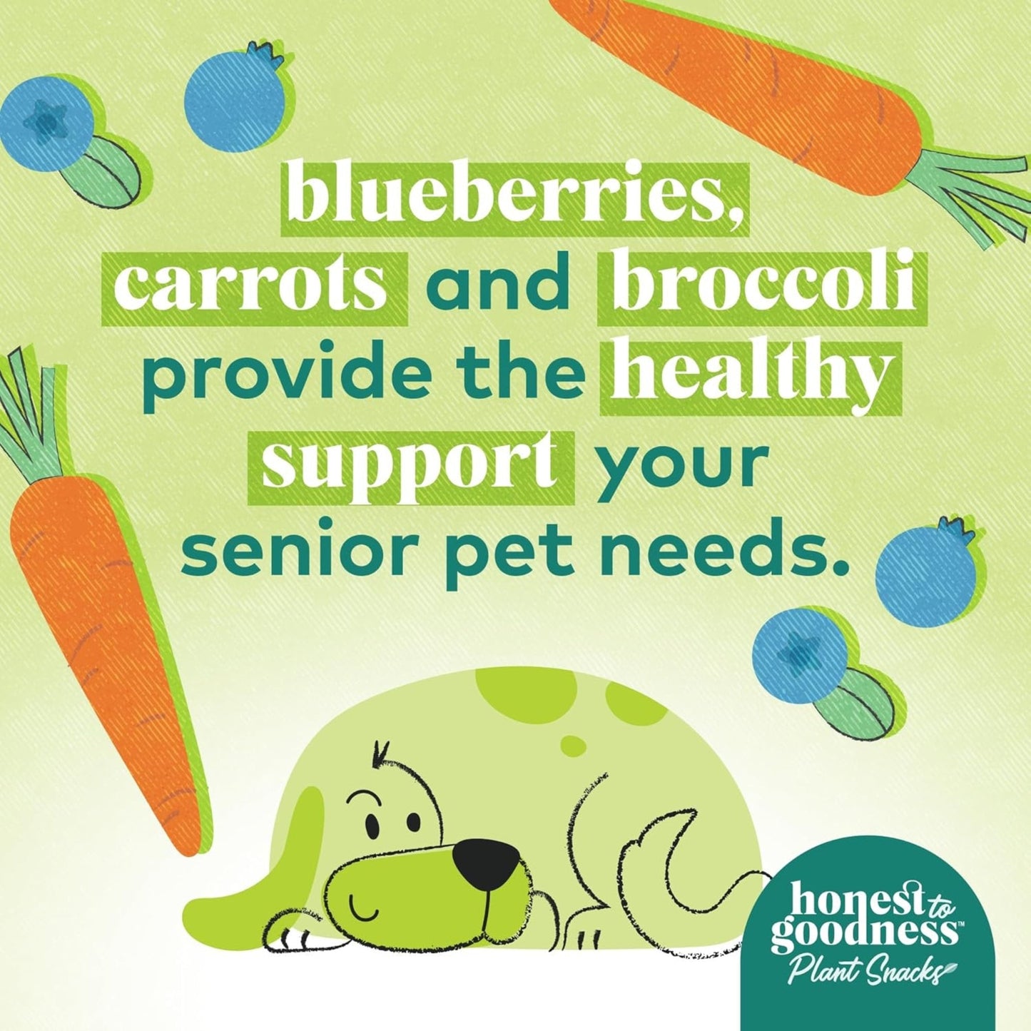 Honest To Goodness Golden Years Senior Treats Blueberry/Carrot 8oz.