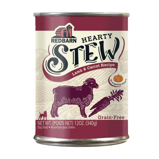 Redbarn Pet Products Hearty Stew All Life Stages Canned Dog Food Lamb & Carrot 12oz