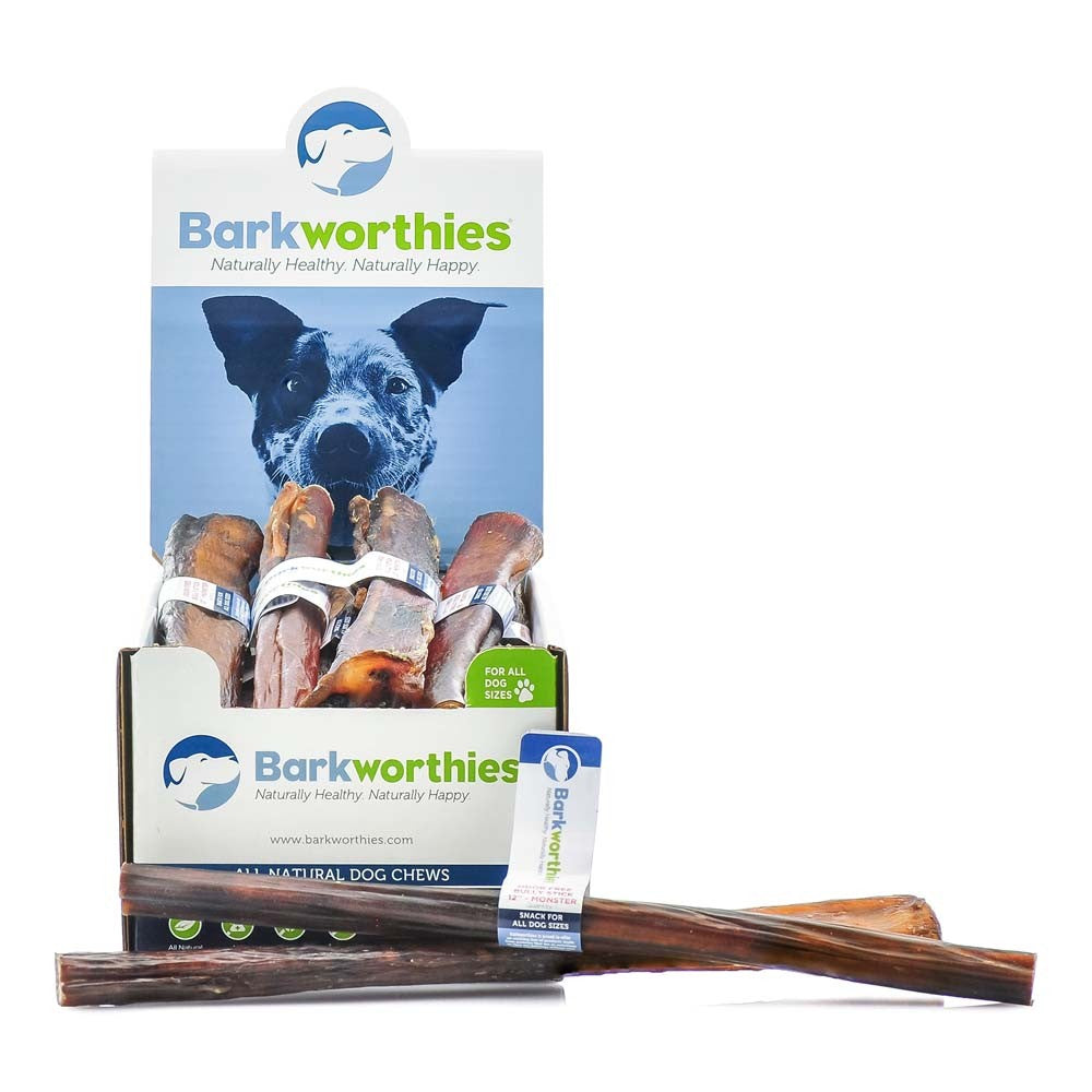 Barkworthies OdorFree Monster Bully Stick 18ea/12 in, 18 ct