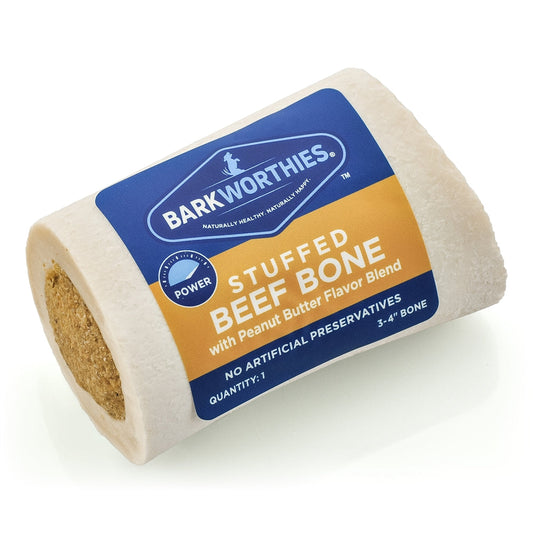 Barkworthies Shin Bone Stuffed With Peanut Butter 15ea/34 in, 15 ct