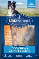 Barkworthies Variety Pack Dog Treats 1ea/MD, 5 pk
