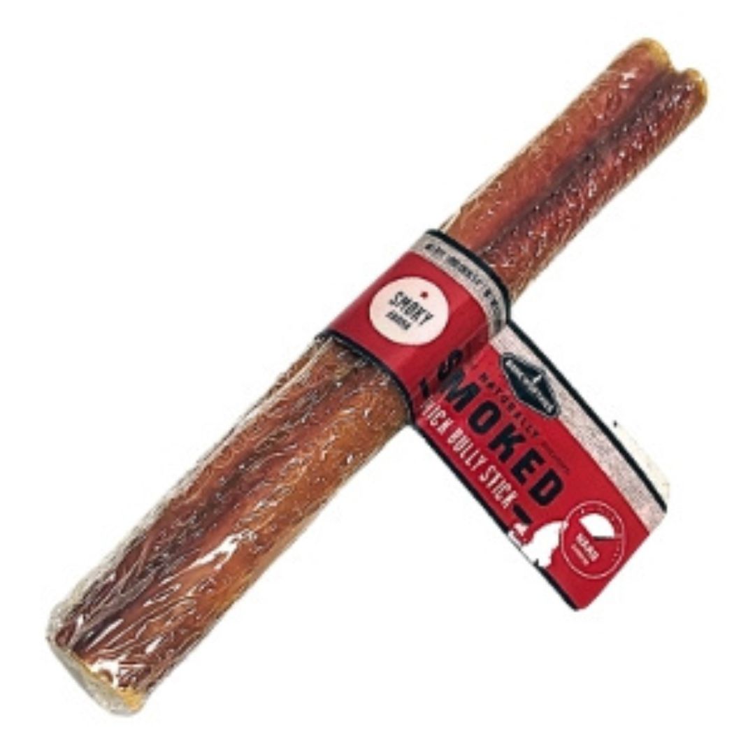 Barkworthies Smoked Bully Sticks Dog Treat 75ea/56 in