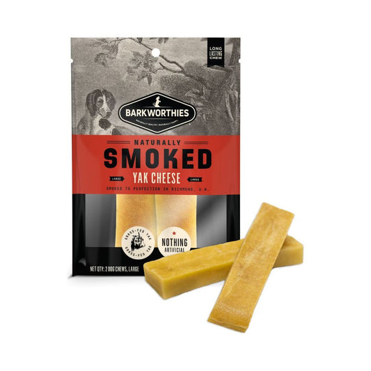 Barkworthies Smoked Yak Cheese Dog Treat 20ea/LG