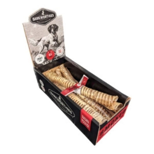 Barkworthies Smoked Trachea Dog Treat 6ea/1012 in