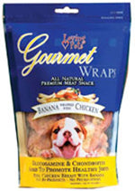 Loving Pets Gourmet Wraps Dog Treat Banana  Chicken, 1ea/6 oz