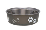 Loving Pets Classic Dog Bowl Espresso, 1ea/SM