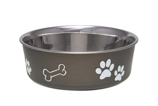 Loving Pets Classic Dog Bowl Espresso, 1ea/LG