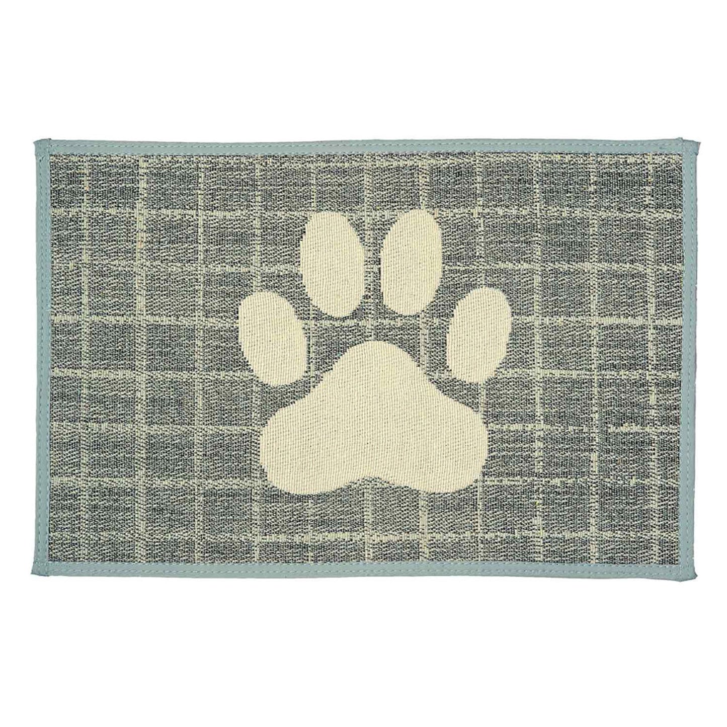 Loving Pets Bella Fashion Mats Paw, Plaid, 1ea/One Size