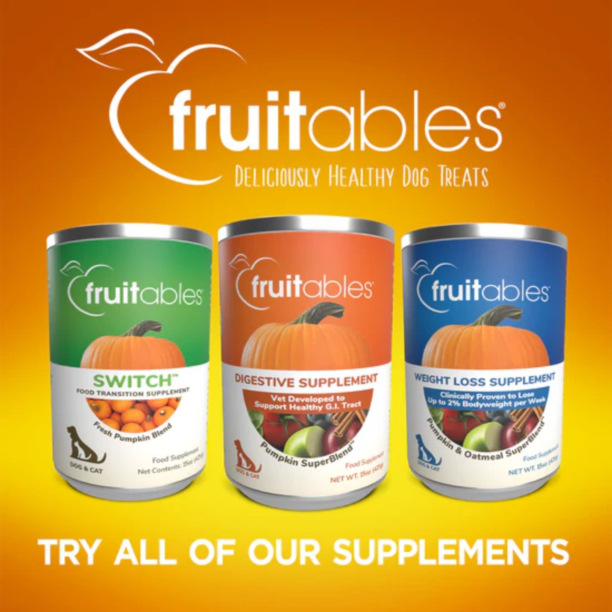 Fruitables Pumpkin Digestive Supplement 1ea/15 oz