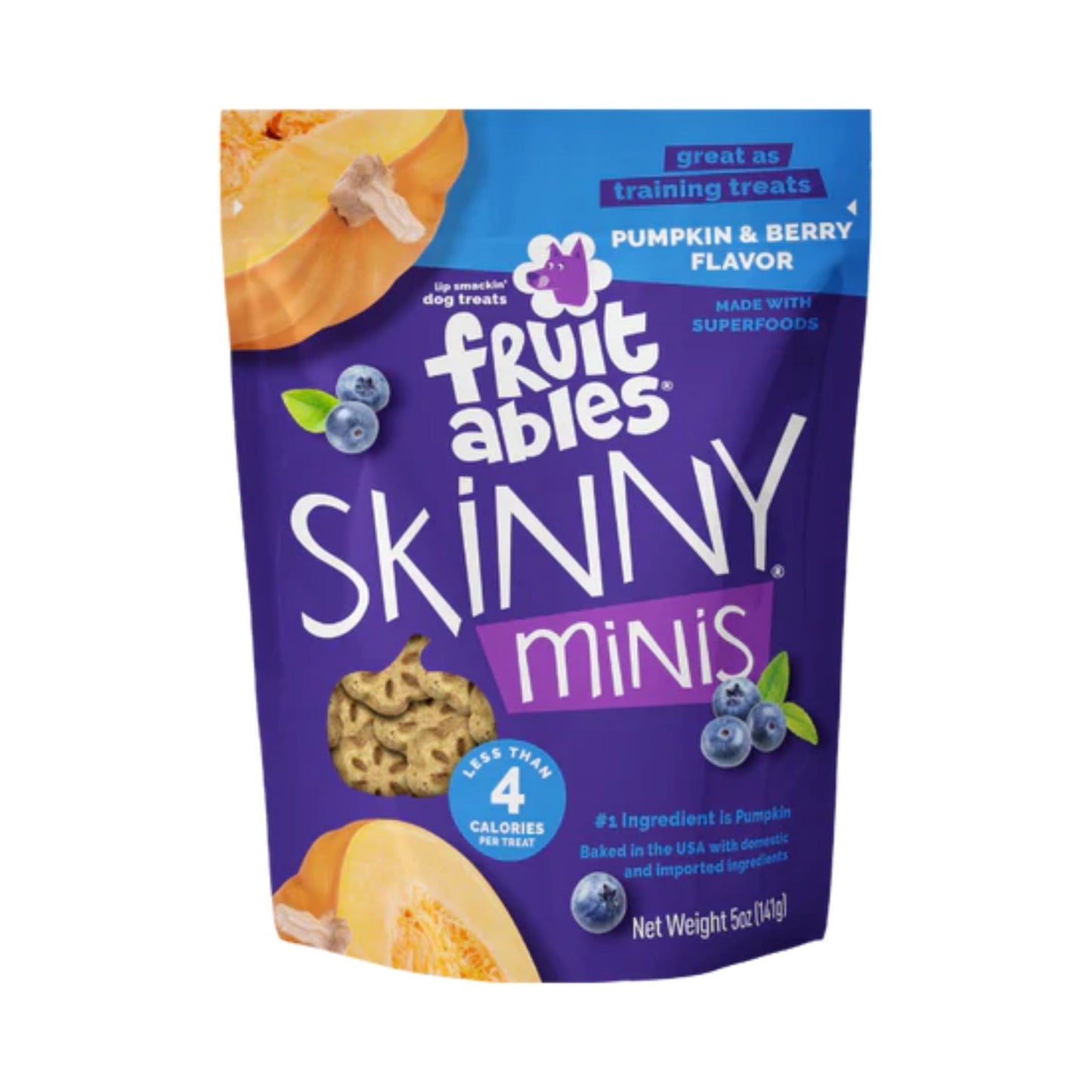 Fruitables Skinny Minis Soft Dog Treats Pumpkin Berry 1ea/5 oz