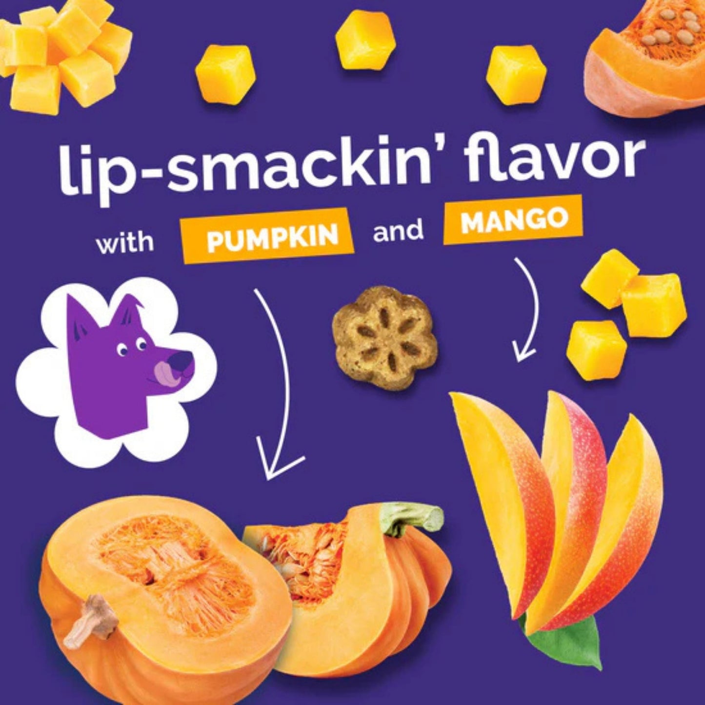 Fruitables Skinny Minis Soft Dog Treats Pumpkin Mango 1ea/5 oz