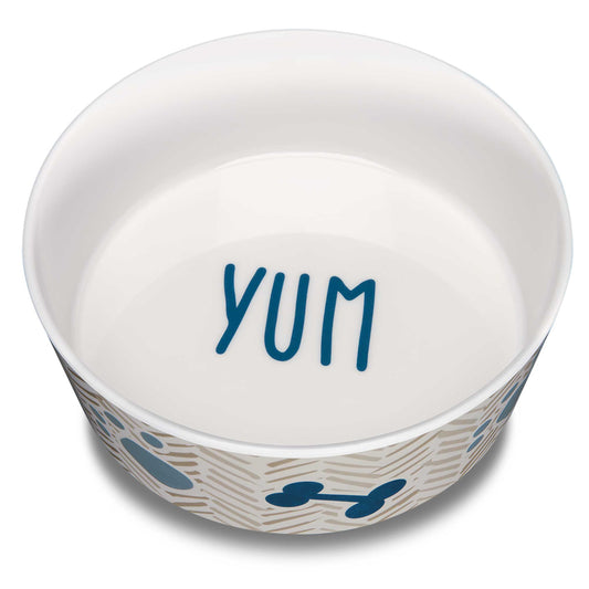 Loving Pets Dolce Moderna Bowl Yum Chevron, 1ea/SM