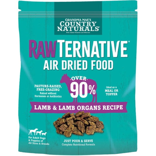 Grandma Mae's Country Naturals RawTernative Air Dried Dry Dog Food Lamb & Lamb Organs 1lb