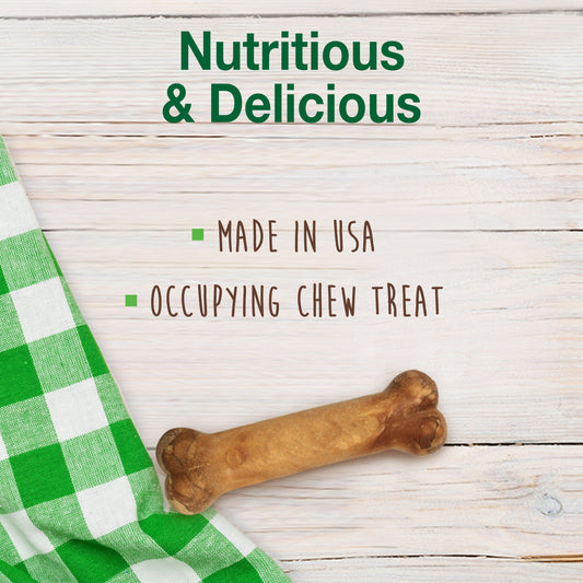 Nylabone Healthy Edibles AllNatural Long Lasting Chew Treats Bacon, 1ea/SMall/Regular  Up To 25 Ibs. 1 ct