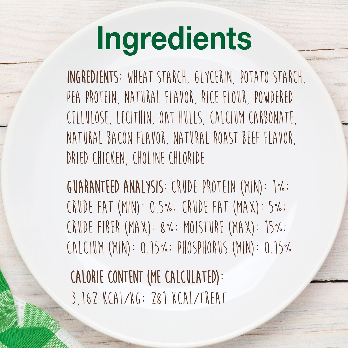 Nylabone Healthy Edibles AllNatural Long Lasting Chew Treats Bacon, 1ea/Medium/Wolf  Up To 35 Lbs. 1 ct