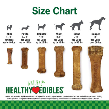 Nylabone Healthy Edibles AllNatural Long Lasting Chew Treats Chicken, 1ea/XL/Souper  50 Lbs. 1 ct