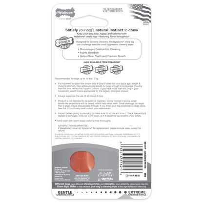 Nylabone Power Chew Dog Toy Bacon, 1ea/XS/Petite  Up To 15 Lbs. 1 ct