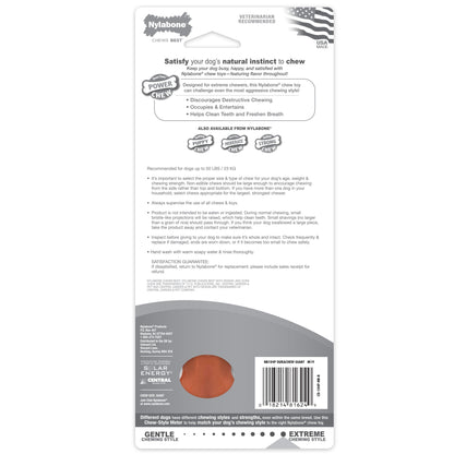 Nylabone Power Chew Dog Toy Bacon, 1ea/Large/Giant  Up To 50 Lbs. 1 ct