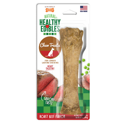 Nylabone Healthy Edibles AllNatural Long Lasting Chew Treats 1 Count, 1ea/Souper  50 lb