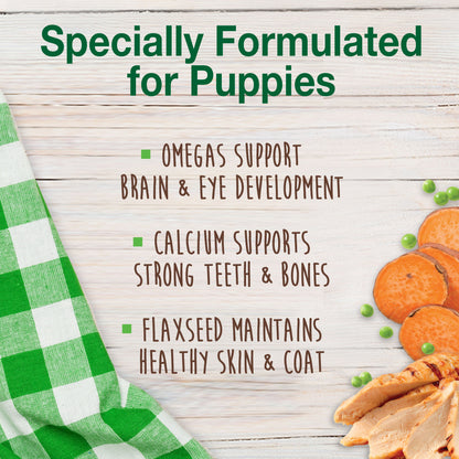 Nylabone Healthy Edibles AllNatural Long Lasting Puppy Chew Treats Turkey  Sweet Potato, 1ea/SMall/Regular  Up To 25 Ibs. 3 ct