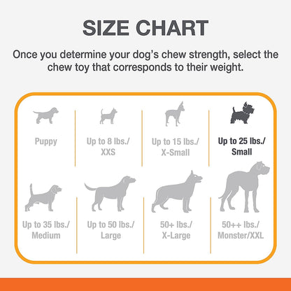 Nylabone Flavor Frenzy Power Chew Durable Dog Chew Toy Flavor Medley, 1ea/SMall/Regular  Up To 25 Ibs. 1 ct