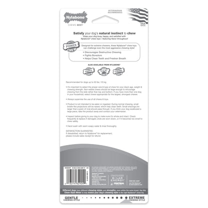 Nylabone Power Chew Bacon  Chicken Durable Dog Chew Toy Pack Chicken  Bacon, 1ea/Large/Giant  Up To 50 Lbs. 2 ct