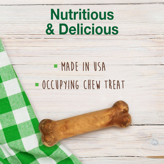 Nylabone Healthy Edibles AllNatural Long Lasting Chew Treats Bacon, 1ea/XS/Petite  Up To 15 Lbs. 8 ct