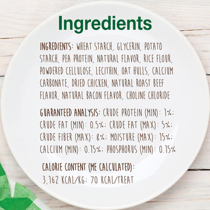 Nylabone Healthy Edibles AllNatural Long Lasting Chew Treats Chicken, 1ea/XS/Petite  Up To 15 Lbs. 8 ct