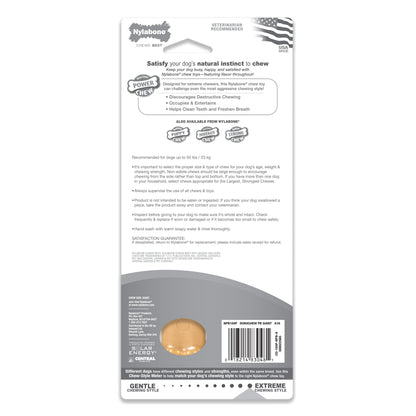 Nylabone Power Chew Dog Toy Peanut Butter, 1ea/Large/Giant  Up To 50 Lbs. 1 ct